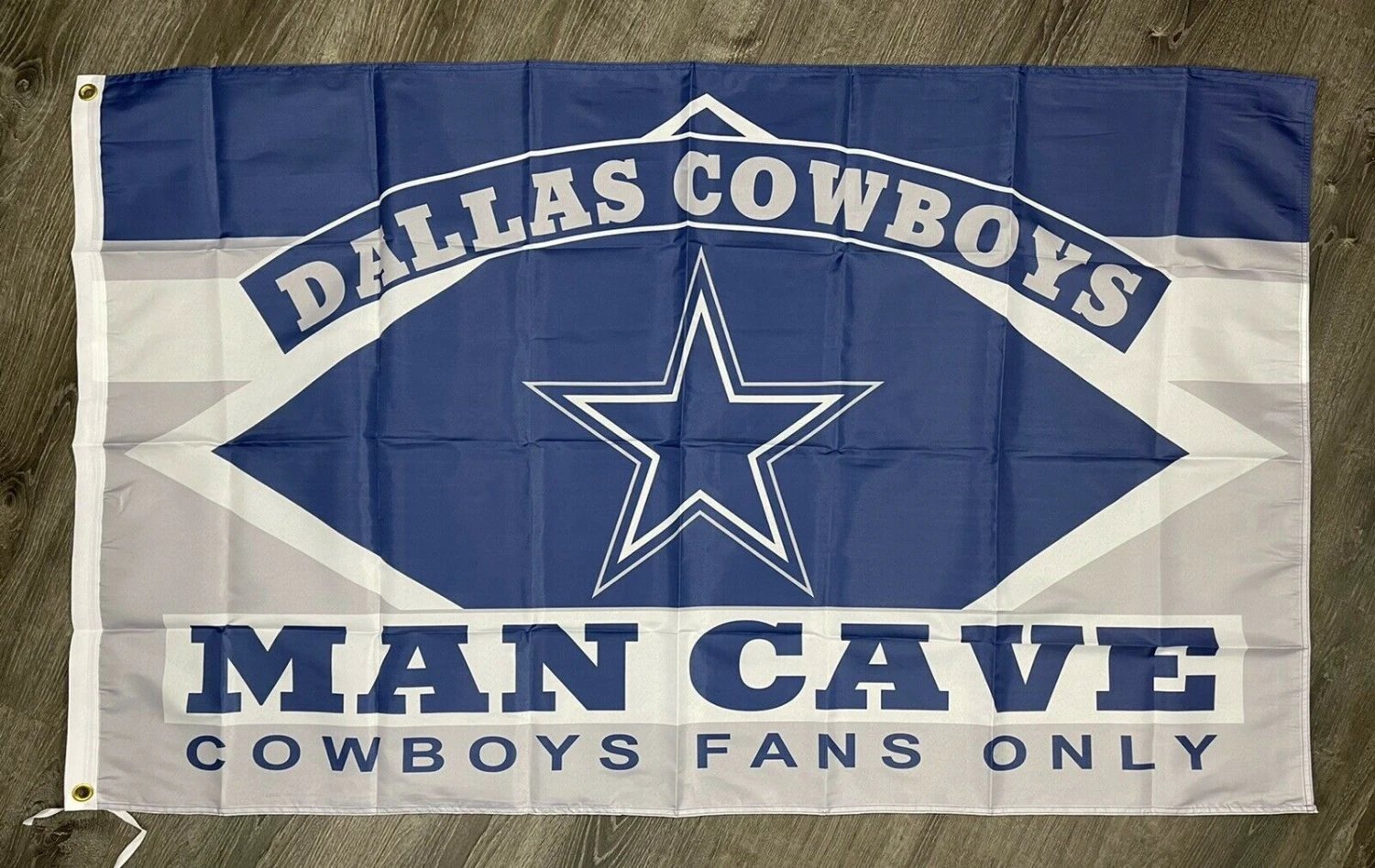 Dallas Cowboys Man-Cave Flag 3x5 ft Sports Blue Football Banner Garage Bar by flagsjustdoit