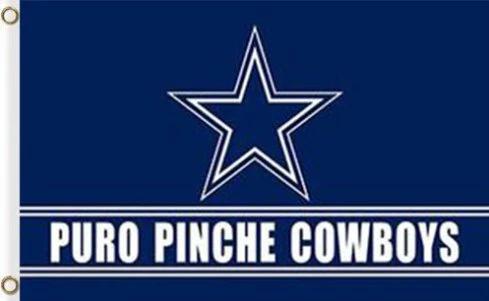 Dallas Cowboys Puro Pinche Flag 3X5 Ft Polyester Banner USA 90x150cm by flagsjustdoit