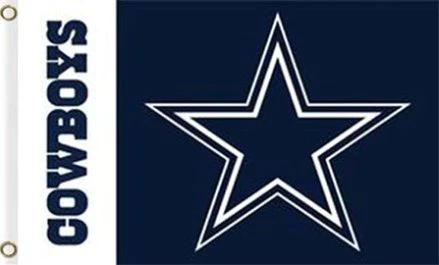 Dallas Cowboys Sport US Flag 3X5 Ft Polyester Banner USA 90x150cm by flagsjustdoit