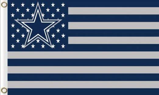 Dallas Cowboys Star Flag 3X5 F Polyester Banner USA 90x150cm by flagsjustdoit