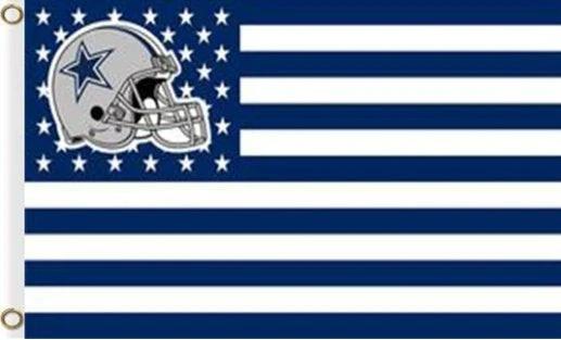 Dallas Cowboys Star Flag 3X5 Ft Polyester Banner USA 90x150cm by flagsjustdoit