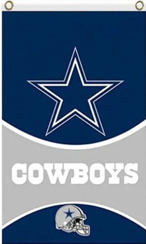 Dallas Cowboys Team Vertical Flag 3X5 Ft Polyester Banner USA 90x150cm by flagsjustdoit