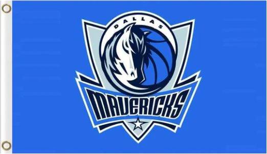 Dallas Mavericks Team Flag 3X5Ft Polyester Banner USA Digital Print by flagsjustdoit