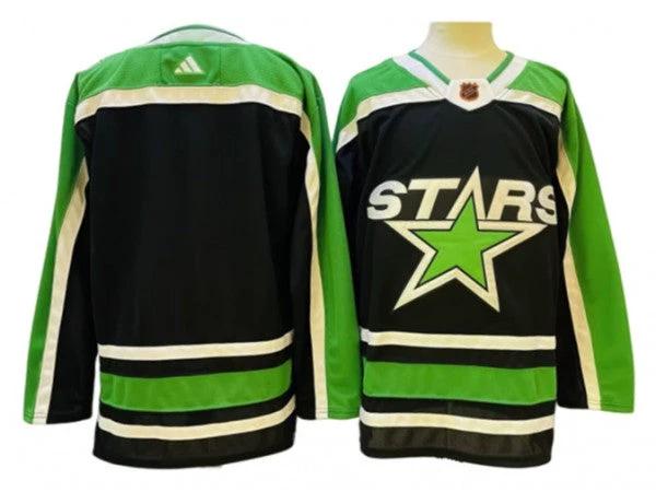 Dallas Stars Blank Black 2022&23 Reverse Retro Jersey by Hockey David