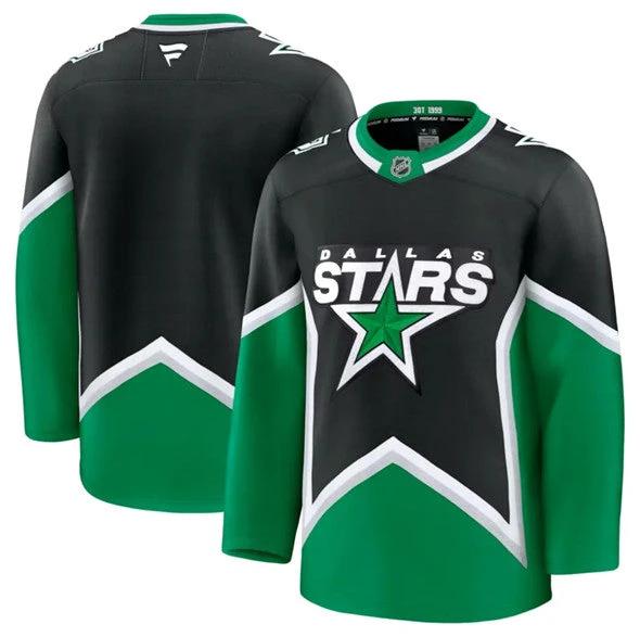 Dallas Stars Blank Black 2025-26 Alternate Stitched Hockey Jersey by Hockey David