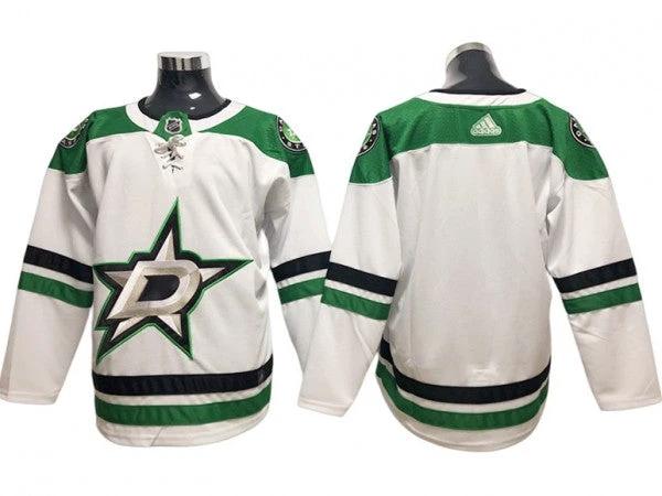Dallas Stars Blank White Away Jersey by Hockey David