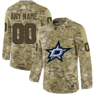 Dallas Stars Camo Customized Jersey by Hockey David