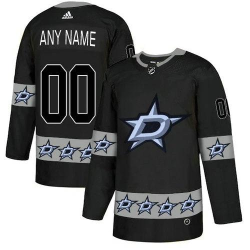 Dallas Stars Custom Team Logos Fashion Jersey by Hockey David