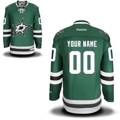 Dallas Stars Customized 2013 Green Jersey by Hockey David