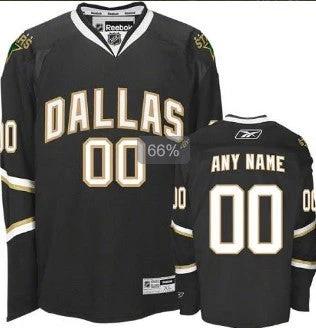 Dallas Stars Customized Black Jersey by Hockey David