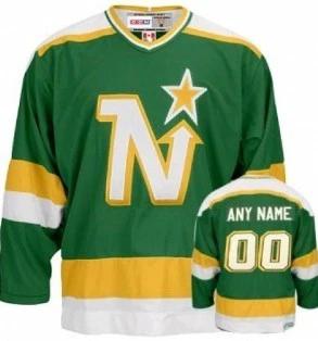 Dallas Stars Customized Green Throwback Jersey by Hockey David