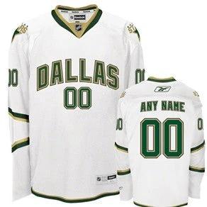 Dallas Stars Customized White Jersey by Hockey David