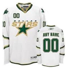 Dallas Stars Customized White Third Jersey by Hockey David
