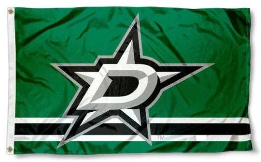 Dallas Stars Team US Flag 3X5Ft Polyester Digital Print Banner USA by flagsjustdoit