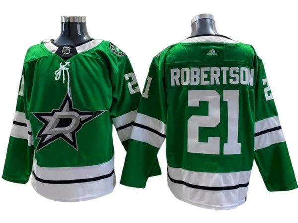 Dallas Stars #21 Jason Robertson Green Home Jersey by Hockey David