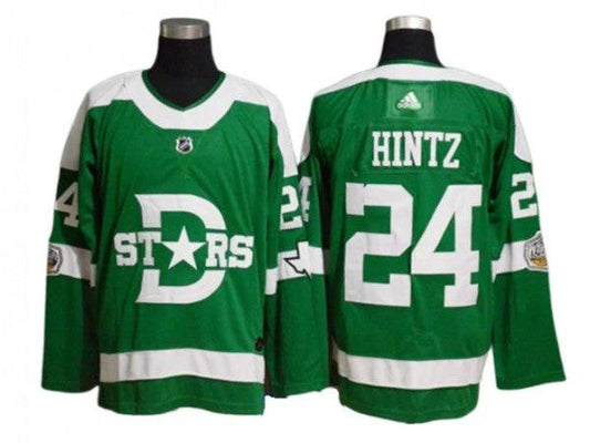 Dallas Stars #24 Roope Hintz Green Winter Classic Jersey by Hockey David