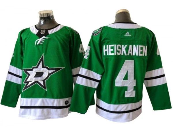 Dallas Stars #4 Miro Heiskanen Green Home Jersey by Hockey David