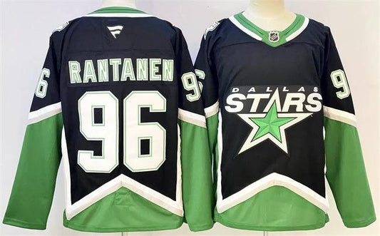 Dallas Stars #96 Mikko Rantanen Black 2025-26 Alternate Stitched Hockey Jersey by Hockey David