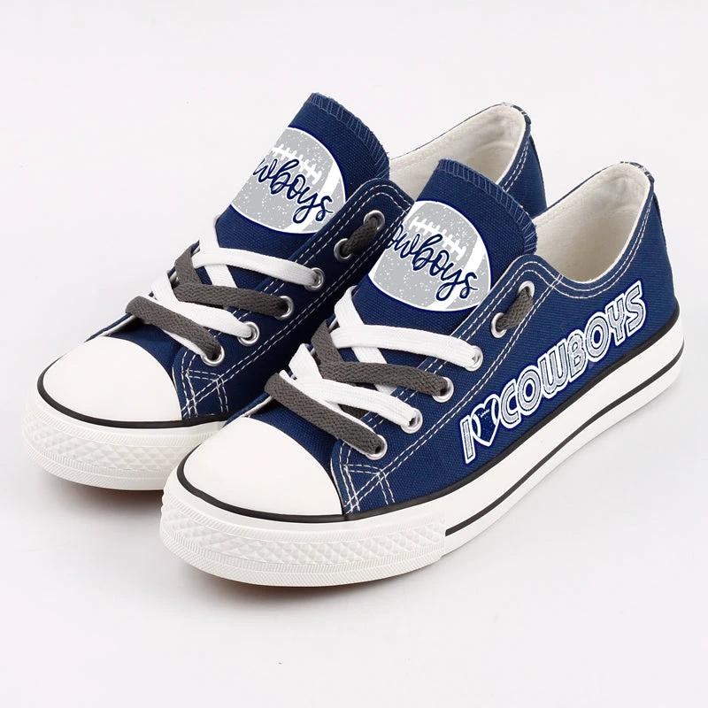 Dallas Cowboys Low Top Canvas Sport Sneakers Shoes For Men Women Fans by Crocs
