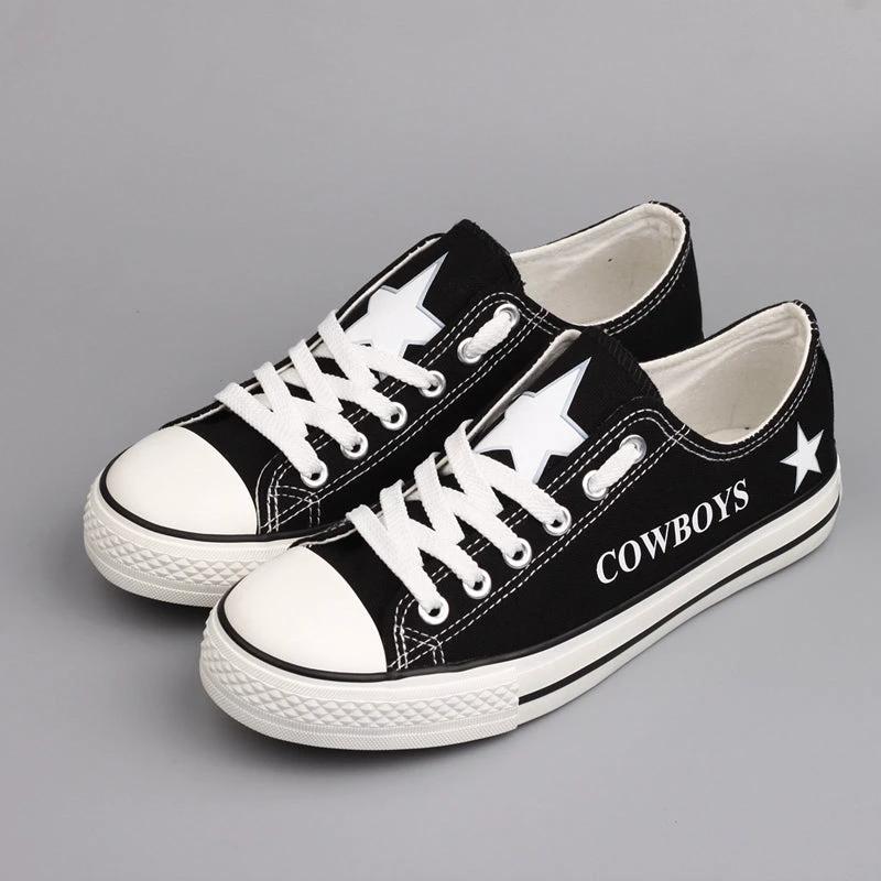 Dallas Cowboys Low Top Canvas Sport Sneakers Shoes For Men Women Fans by Crocs