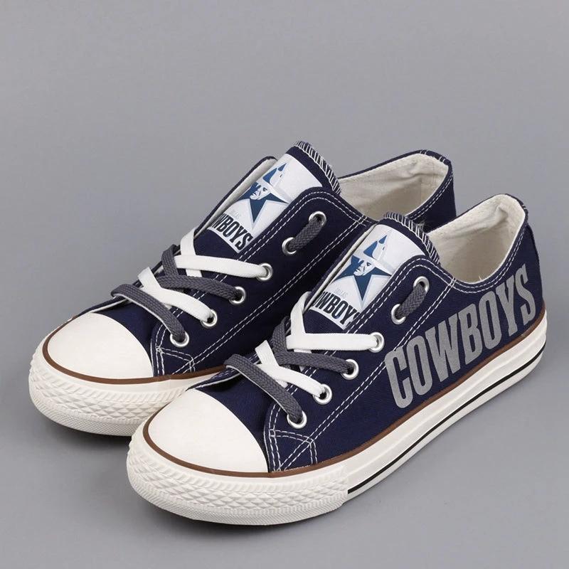 Dallas Cowboys Low Top Canvas Sport Sneakers Shoes For Men Women Fans by Crocs