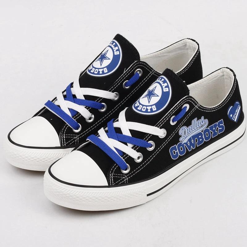 Dallas Cowboys Low Top Canvas Sport Sneakers Shoes For Men Women Fans by Crocs