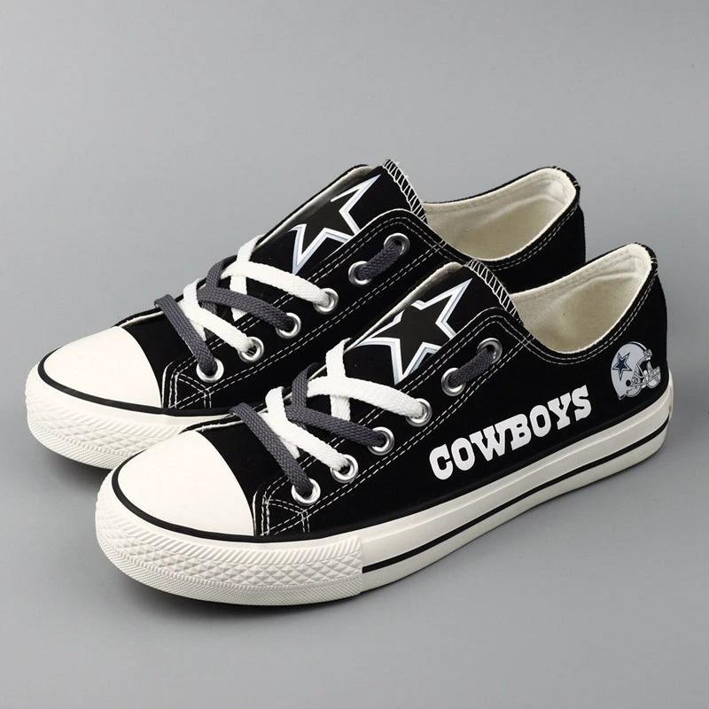 Dallas Cowboys Low Top Canvas Sport Sneakers Shoes For Men Women Fans by Crocs