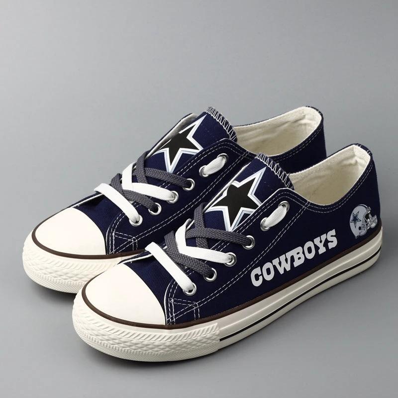 Dallas Cowboys Low Top Canvas Sport Sneakers Shoes For Men Women Fans by Crocs