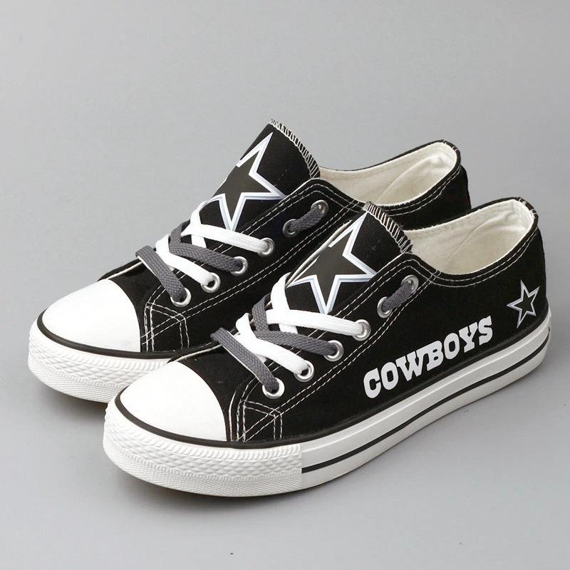 Dallas Cowboys Low Top Canvas Sport Sneakers Shoes For Men Women Fans by Crocs