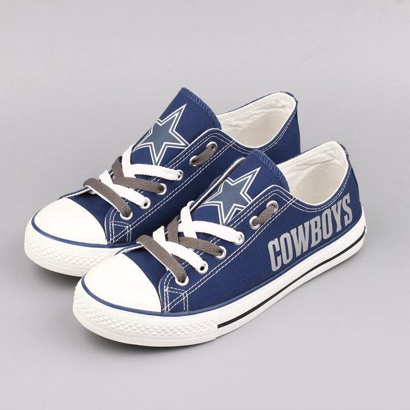 Dallas Cowboys Low Top Canvas Sport Sneakers Shoes For Men Women Fans by Crocs