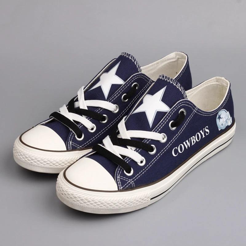Dallas Cowboys Low Top Canvas Sport Sneakers Shoes For Men Women Fans by Crocs
