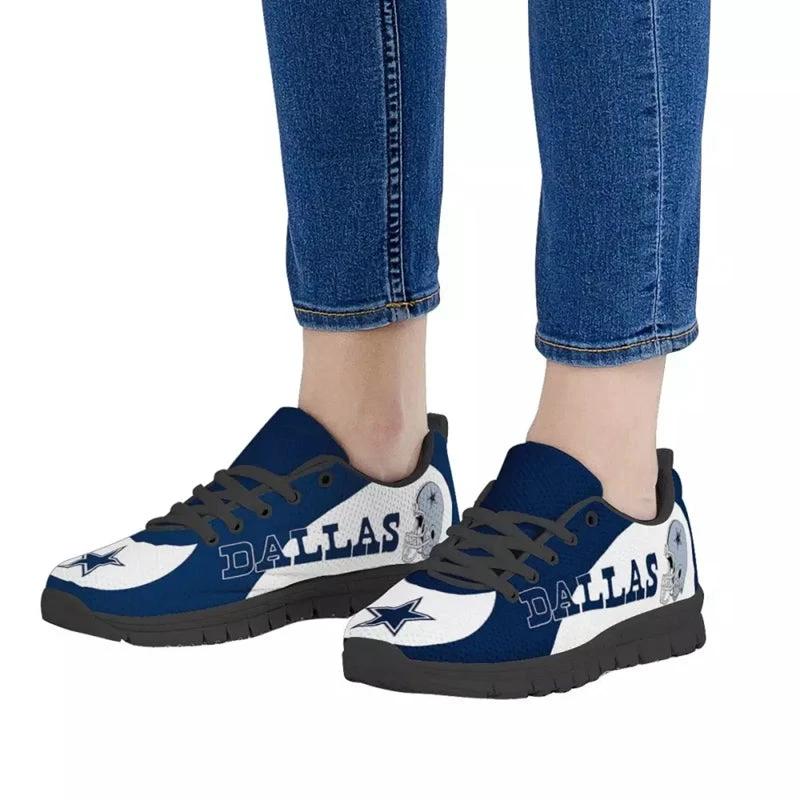 Dallas Cowboys Black Star NLF Sneaker Shoes by Crocs