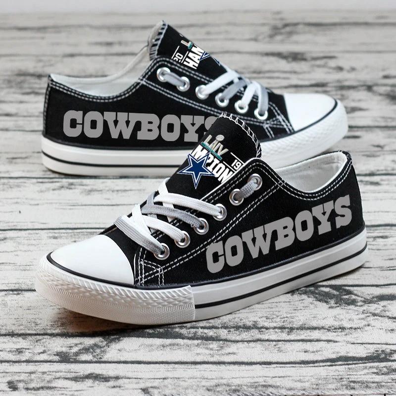 Dallas Cowboys Low Top Canvas Sport Sneakers Shoes For Men Women Fans by Crocs