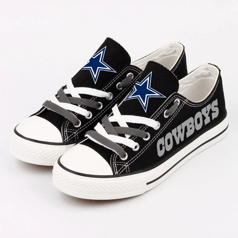 Dallas Cowboys Low Top Canvas Sport Sneakers Shoes For Men Women Fans by Crocs