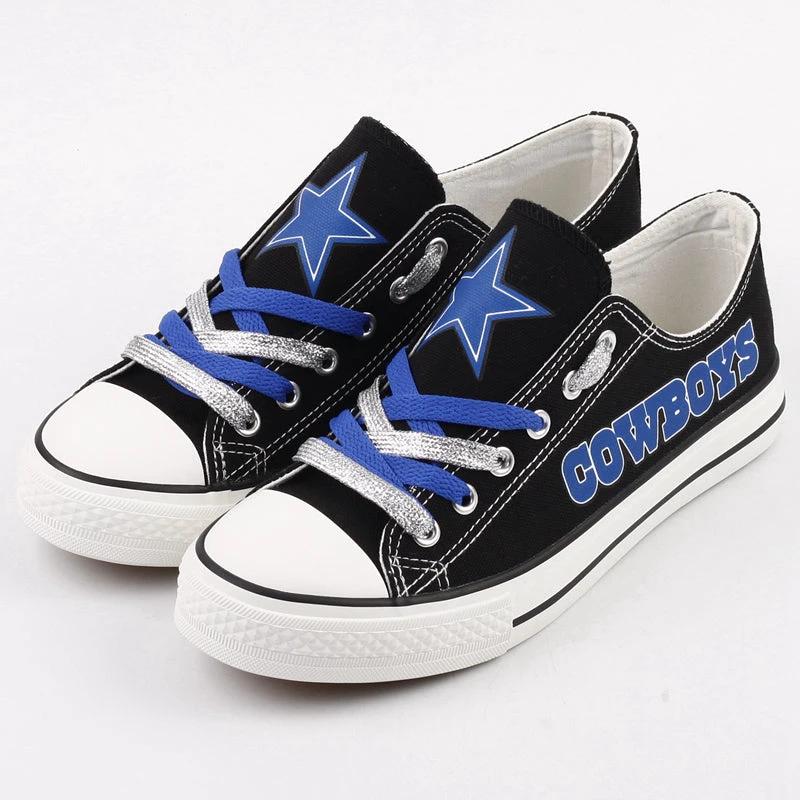Dallas Cowboys Low Top Canvas Sport Sneakers Shoes For Men Women Fans by Crocs