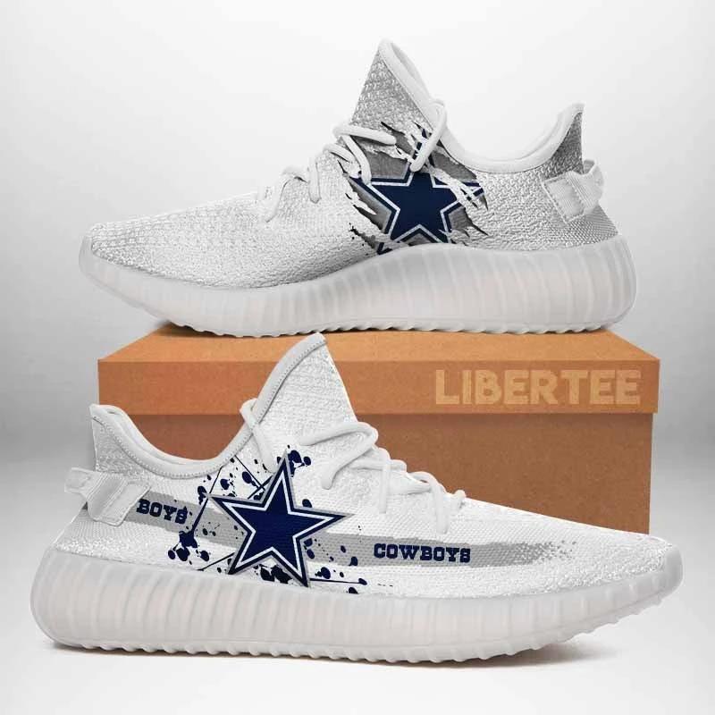Dallas Cowboys NFL 350v Yeezy Sneakers For Men Women Fans by Crocs