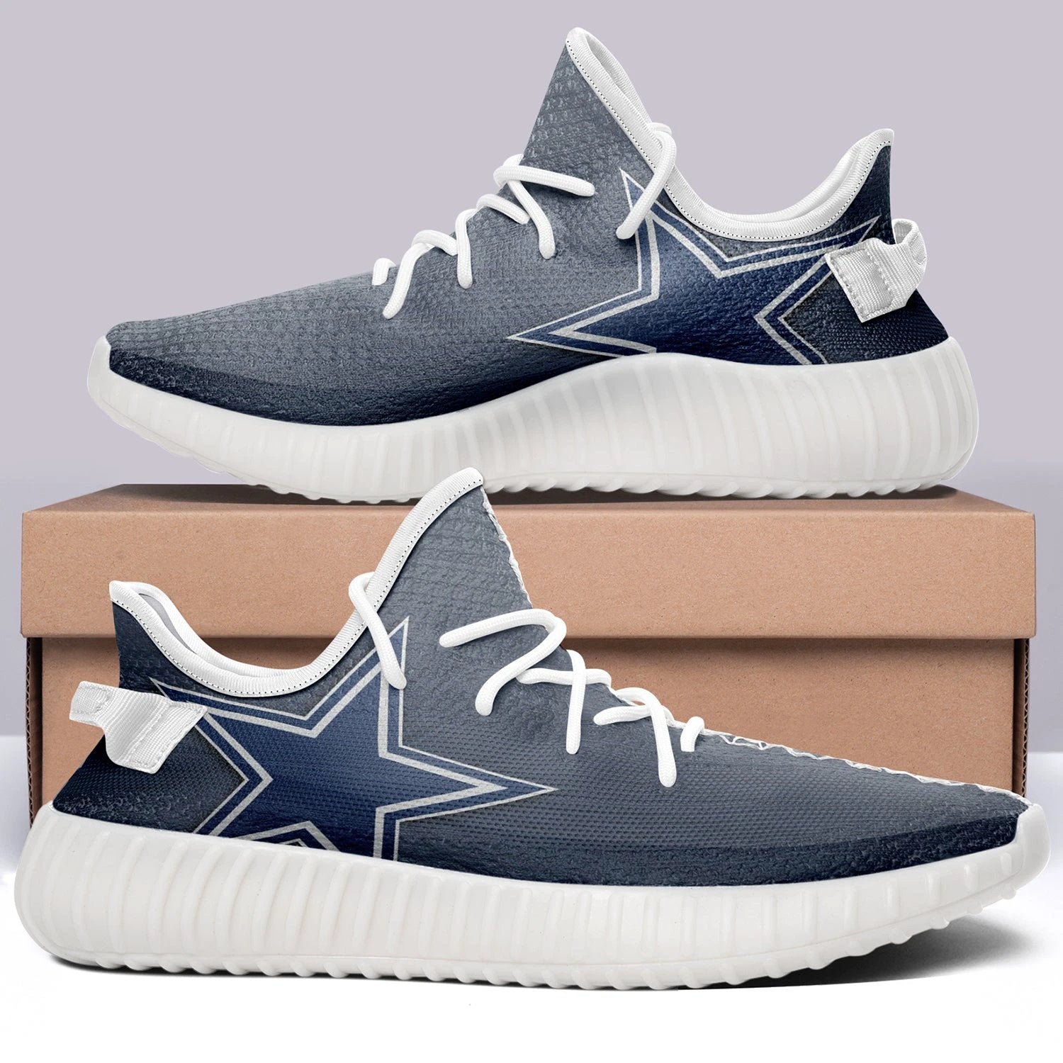 Dallas Cowboys NFL 350v Yeezy Sneakers For Men Women Fans by Crocs