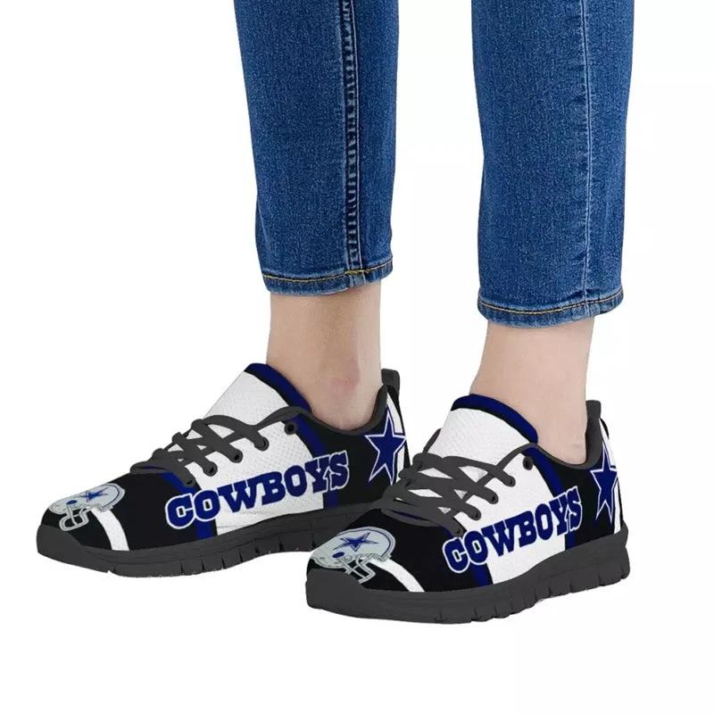 Dallas Cowboys Black Star NLF Sneaker Shoes by Crocs