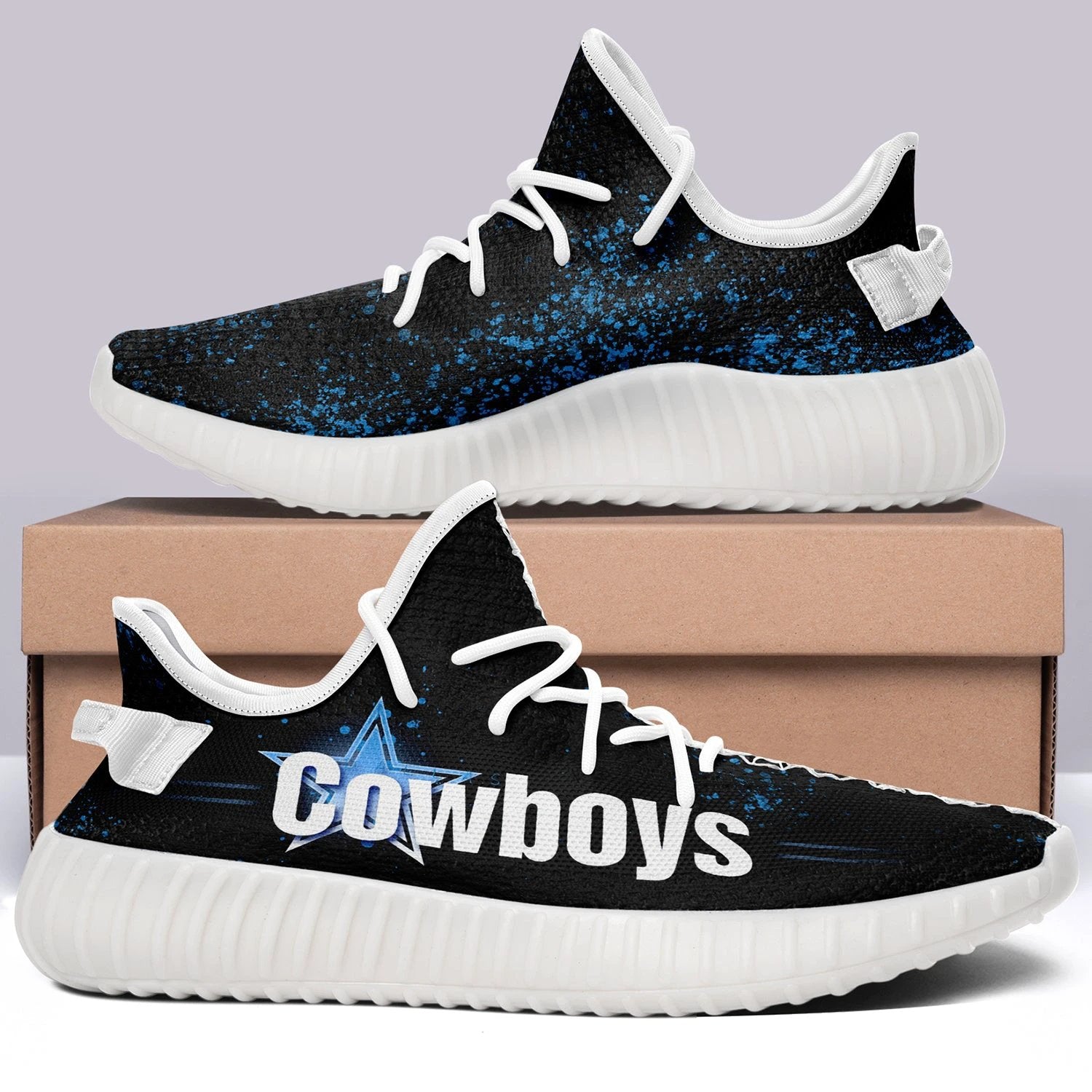 Dallas Cowboys NFL 350v Yeezy Sneakers For Men Women Fans by Crocs