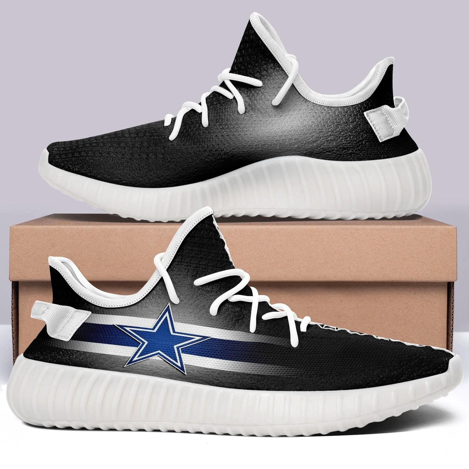 Dallas Cowboys NFL 350v Yeezy Sneakers For Men Women Fans by Crocs