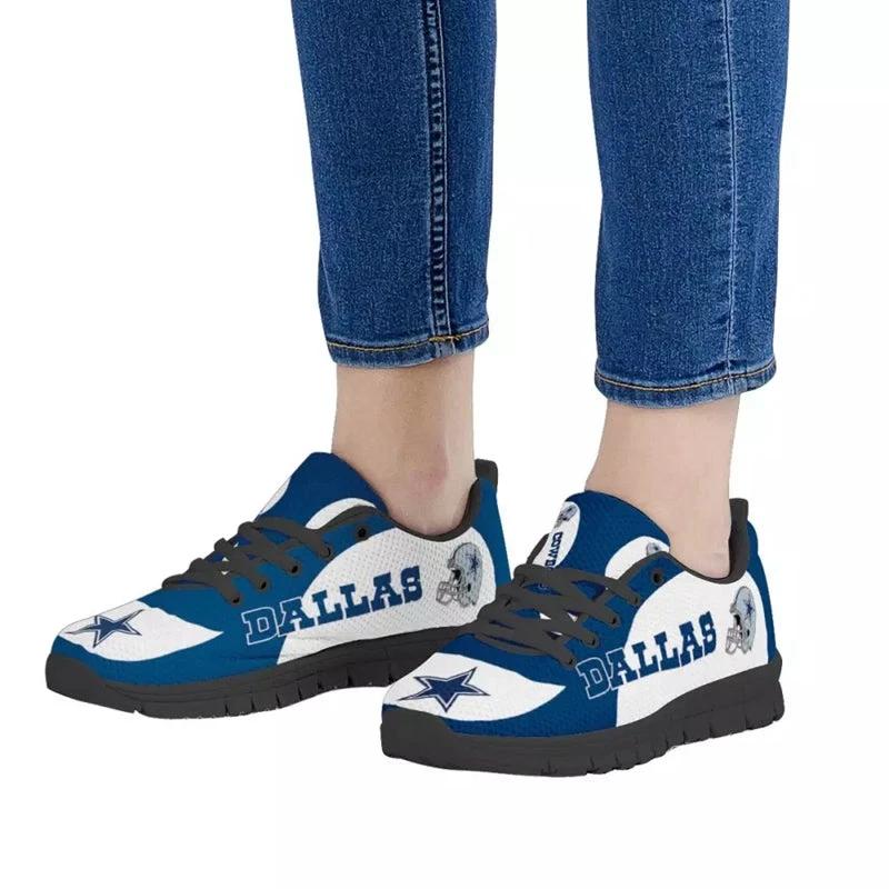 Dallas Cowboys Black Star NLF Sneaker Shoes by Crocs