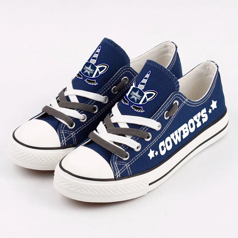 Dallas Cowboys Low Top Canvas Sport Sneakers Shoes For Men Women Fans by Crocs