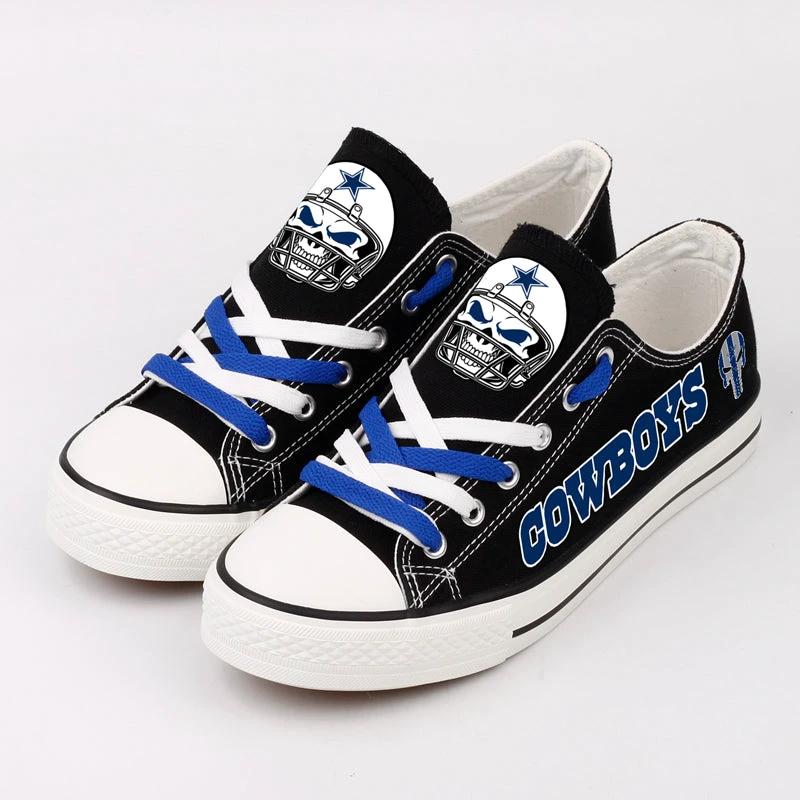 Dallas Cowboys Low Top Canvas Sport Sneakers Shoes For Men Women Fans by Crocs
