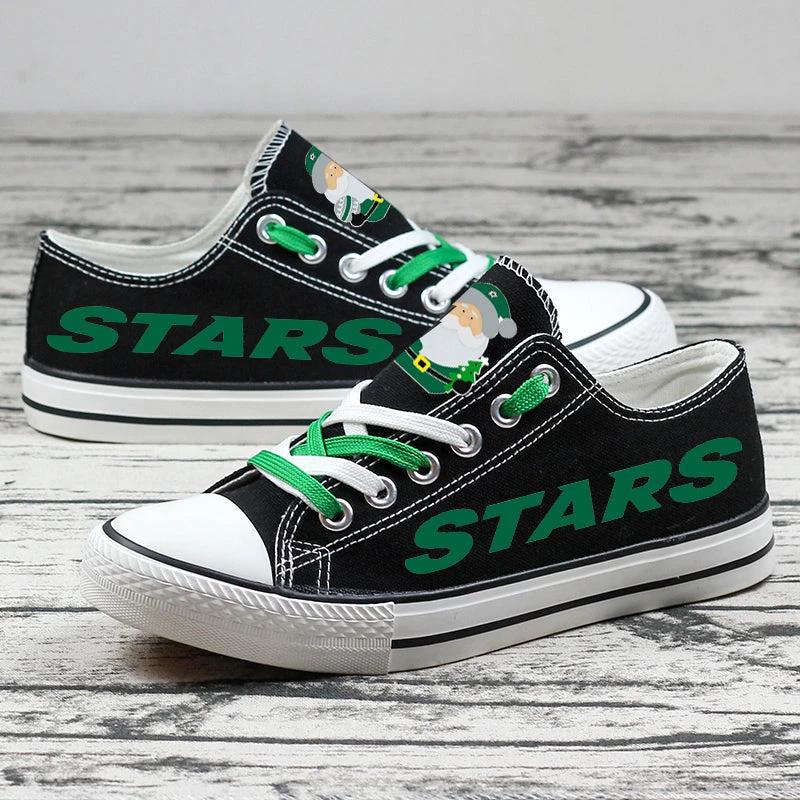 Dallas Stars Low Top Canvas Sport Sneakers Shoes For Men Women Fans by Crocs