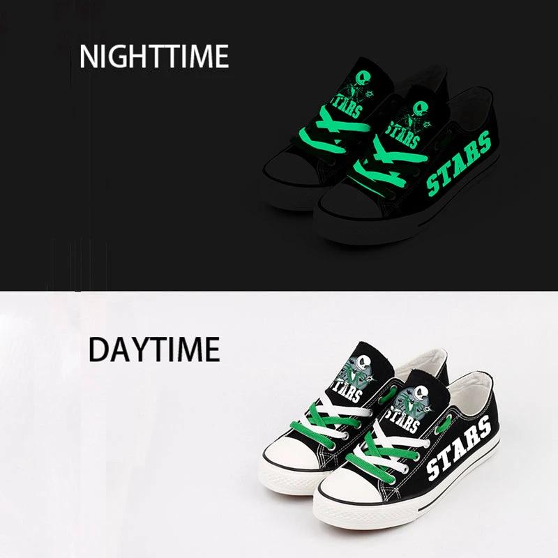 Dallas Stars Low Top Canvas Sport Sneakers Shoes For Men Women Fans by Crocs