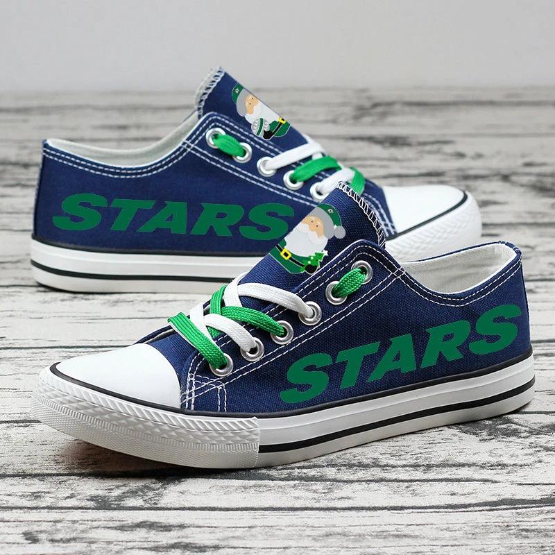 Dallas Stars Low Top Canvas Sport Sneakers Shoes For Men Women Fans by Crocs