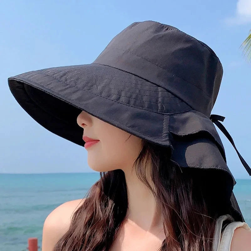 SUNNY | Women's Sun Hat for the Sun | Wide Brim UV Neck Protection | Solar Beach Hat Women by BowLift