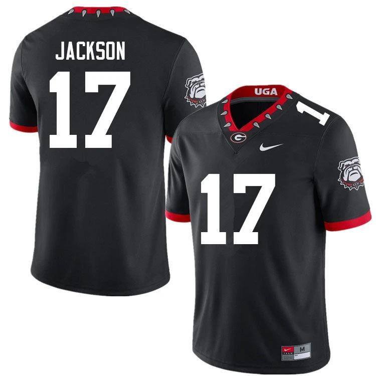 Dan Jackson Jersey #17 Georgia Bulldogs College Football Black Alternative by My Store