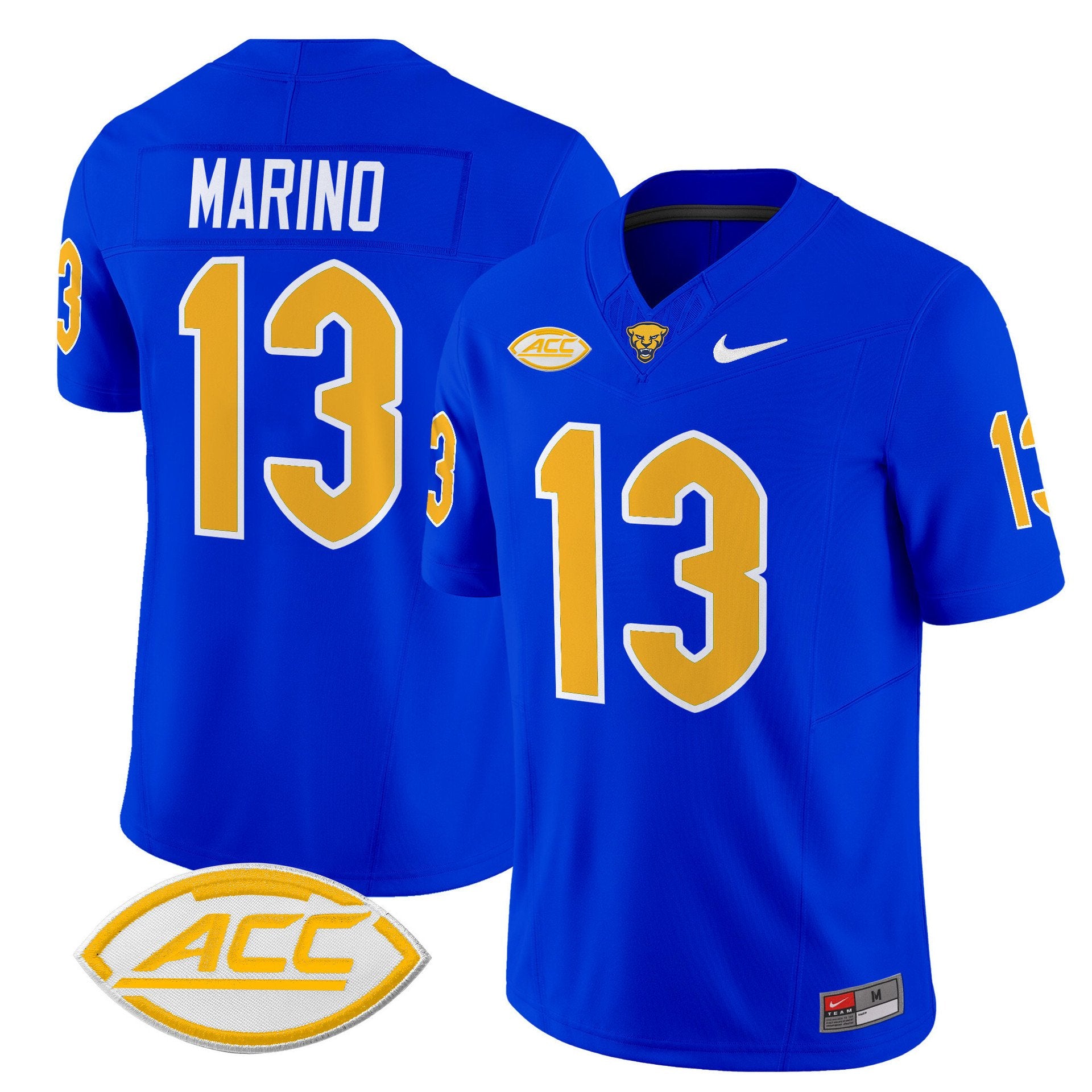 Dan Marino Jersey #13 Pittsburgh Panthers 2025 Limited Stitched by My Store NCAA Football Jerseys