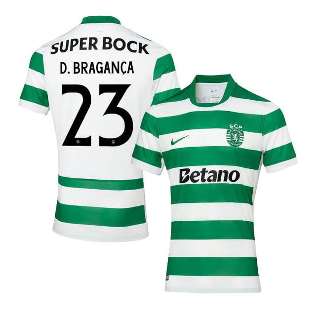 Daniel Bragança 23 Sporting CP 2025-26 Home Match Jersey – Green by Soccer Jersey